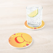 Letter C-Untersetzer Sandstein Untersetzer (Seite)