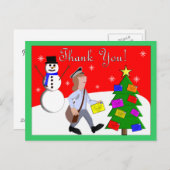 Letter Carrier Vielen Dank Karten (Vorne/Hinten)