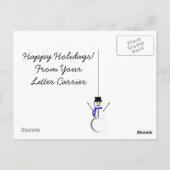 Letter Carrier Vielen Dank Karten (Rückseite)