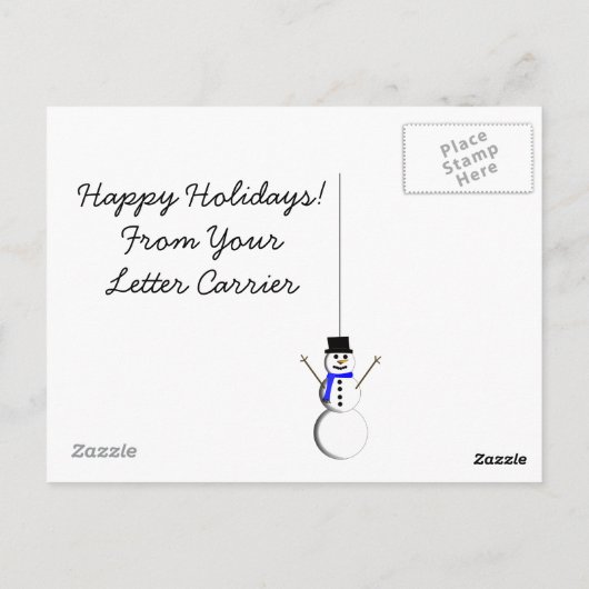 Letter Carrier Vielen Dank Karten (Rückseite)