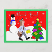 Letter Carrier Vielen Dank Karten (Vorderseite)