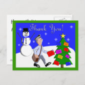 Letter Carrier Vielen Dank Karten (Vorne/Hinten)
