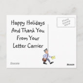 Letter Carrier Vielen Dank Karten (Rückseite)