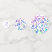 Letter Confetti "A" Konfetti (Rückseiten)