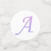 Letter Confetti "A" Konfetti (Klein Vorderseite)