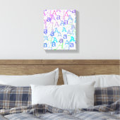 Letter Confetti "A" Leinwanddruck (Insitu (Schlafzimmer))