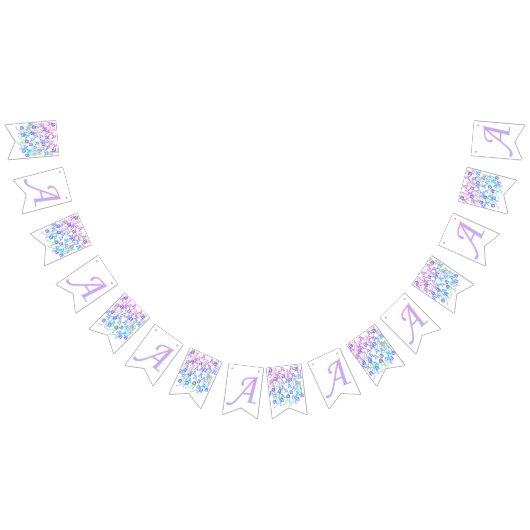 Letter Confetti "A" Wimpelkette (Alle)