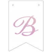 Letter Confetti "B" Wimpelkette (Zweite Fahne)