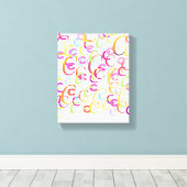 Letter Confetti "C" Leinwanddruck (Insitu (Holzboden))