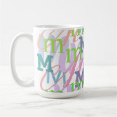 Letter Confetti "M" Kaffeetasse (Links)