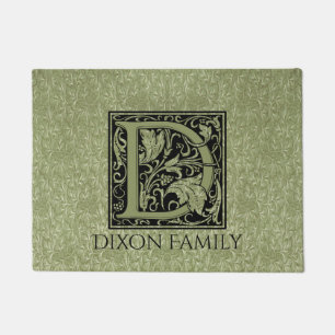 Letter D First Letter Monogram Personalisiert Fußmatte