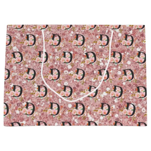 Letter D Große Geschenktüte (Vorderseite)