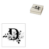 Letter D Gummistempel (Stempel)