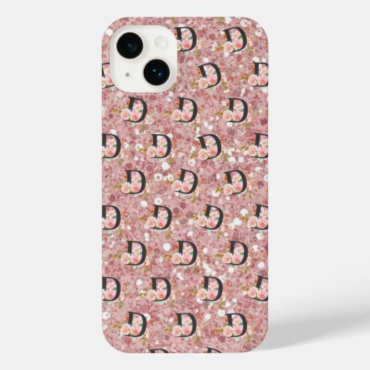 Letter D iPhone Hülle (Rückseite)