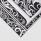 Letter D mittelalterliche Monogram Art Nouveau Seidenpapier (Ausschnitt)