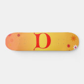 Letter D Skateboard (Horizontal)