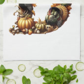 Letter D Thanksgiving style gift  Geschirrtuch (Gefaltet)