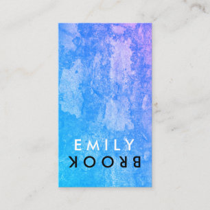 Letter Dreh Chic Rustic Visitenkarte