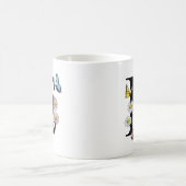 Letter E Botancolate Butterfly Monogram Kaffeetasse (Mittel)