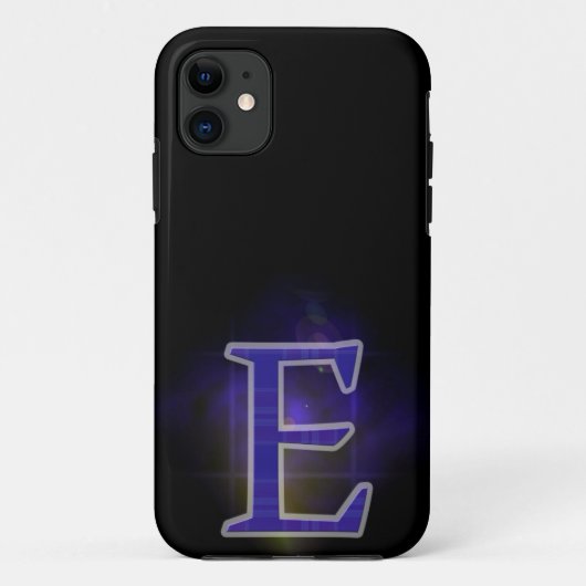 Letter E Case-Mate iPhone Hülle (Rückseite)