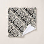 Letter E Celtic Knot Vintag Monogram Badhandtuch Set (Waschlappen)