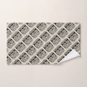 Letter E Celtic Knot Vintag Monogram Badhandtuch Set (Handtuch)