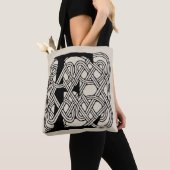 Letter E Celtic Knot Vintag Monogram Tasche (Von Nahem)