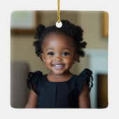 Letter E Elegant Monogram Christmas Ornament (Rückseite)