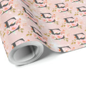 Letter E Geschenkpapier (Rolleneckpunkt)