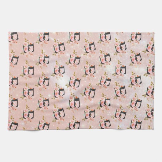 Letter E Geschirrtuch (Horizontal)