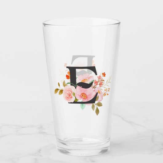 Letter E Glas (Vorderseite)