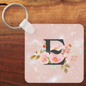 Letter E Keychain Schlüsselanhänger (Vorderseite)