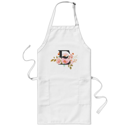 Letter E Long Apron Lange Schürze (Vorne)