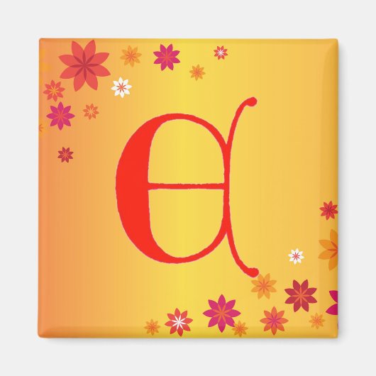 Letter E Magnet (Vorne)