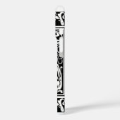 Letter E Mittelalterliche Monogramm Art Nouveau Case-Mate iPhone Hülle (Rückseite / Links)