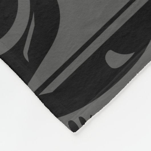 Letter E Mittelalterliche Monogramm Art Nouveau Fleecedecke (Ecke)