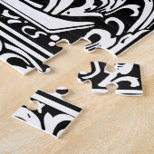 Letter E Mittelalterliche Monogramm Art Nouveau Puzzle (Seite)