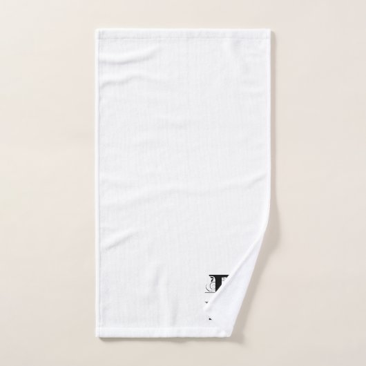 Letter E Monogram Initial Bath Gift Set (Handtuch)