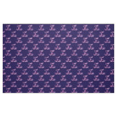 Letter E monogramm dekorativer Text, kundenspezifi Stoff (Fat Quarter (45,7 x 55,9 cm))