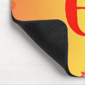 Letter E Mouse Pad Mousepad (Ecke)