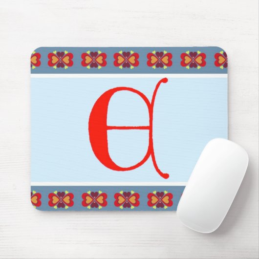Letter E Mouse Pad Mousepad (Mit Mouse)