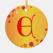 Letter E Ornament (Vorne)