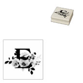 Letter E Rubber Stamp Gummistempel (Stempel)