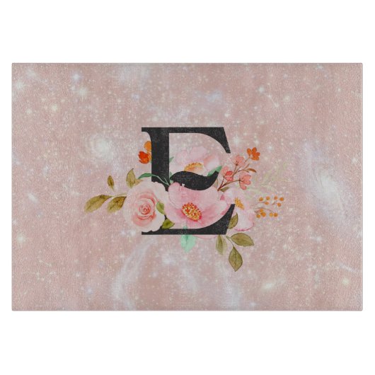 Letter E Schneidebrett (Vorderseite)