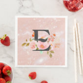 Letter E Serviette (Beispiel)