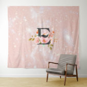 Letter E Wandteppich (Beispiel (Horizontal))