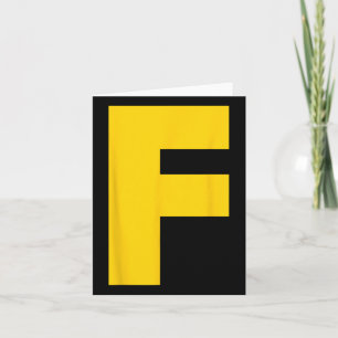 Letter F Chipmunk Group Matching Halloween Costume Karte