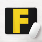 Letter F Chipmunk Group Matching Halloween Costume Mousepad (Mit Mouse)