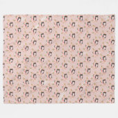 Letter F Fleecedecke (Vorderseite (Horizontal))