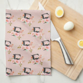 Letter F Geschirrtuch (Viertel Falte)